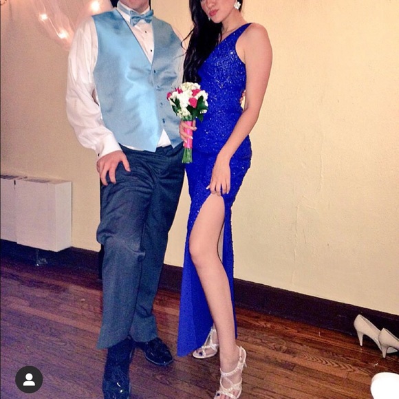 Royal blue prom/formal dress - Picture 4 of 4